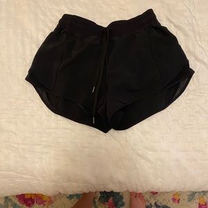 Crazy yoga black athletic shorts- small- 2 inch